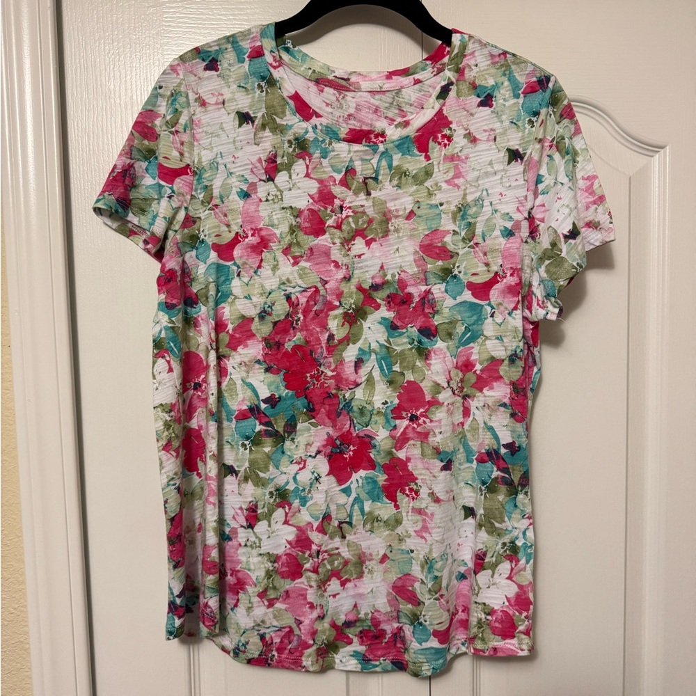 Blue Sol Floral Women's Top